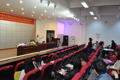 匈牙利佩奇大学Marianne Nikolov教授来欧洲杯讲学
